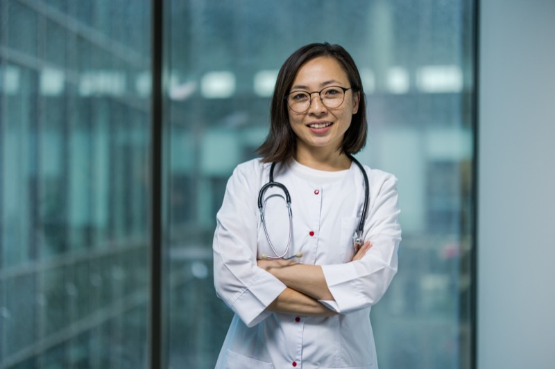 Healthcare professional providing compassionate care to patient